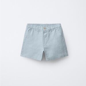 Zara Kids 2T 100% LINEN SHORTS
LIGHT BLUE